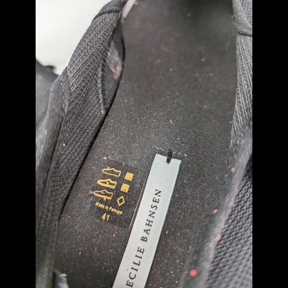 [SOLD] CECILIE BAHNSEN Womens Sz US 11 'GITTE' Black Mary Jane Sneakers Flat 41 - Picture 12 of 12